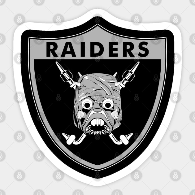 Raiders Sticker by AngryMongoAff